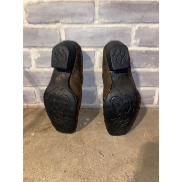 Ankle Boots Size 9 Womens Leather Western Clogs Heels Slip On Loafers Cowboy - Picture 16 of 16